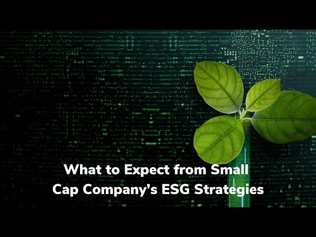 ESG: What Investors, Stakeholders & the OTC Community Expect from Small Cap Company’s ESG Strategies