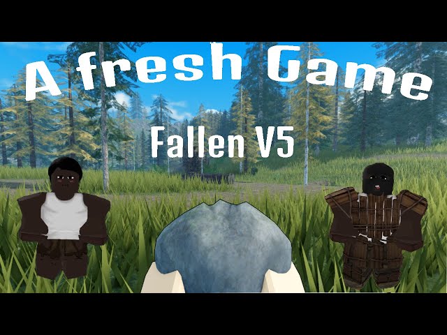 Trying out New Survival game | Fallen V5 Roblox