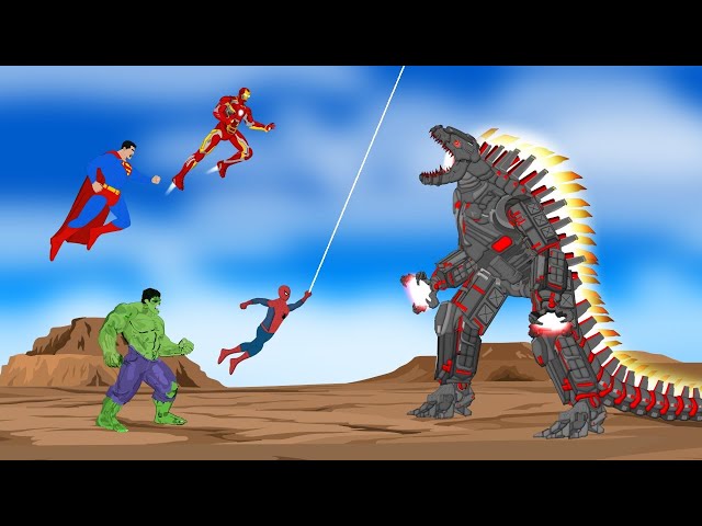Team Hulk VS MechaGodzilla 2021 [HD] | SUPER HEROES MOVIE ANIMATION