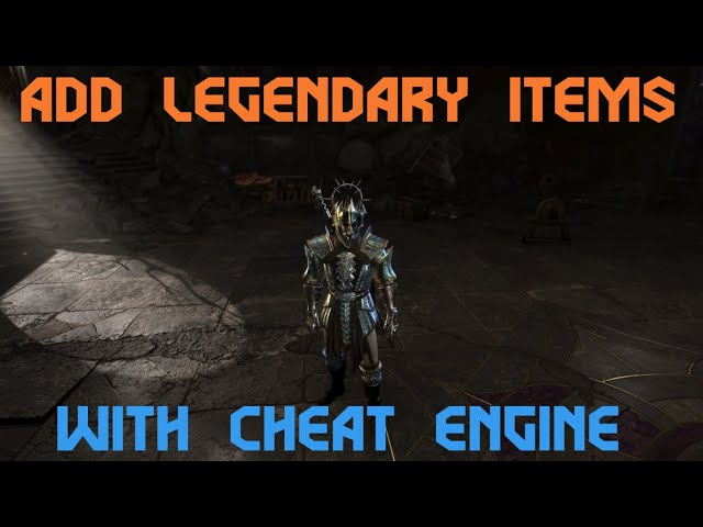 Baldurs Gate 3 Add Legendary items using cheat engine