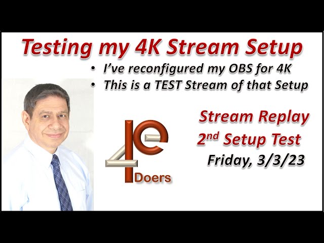 PE4Doers - Live Stream Test 2
