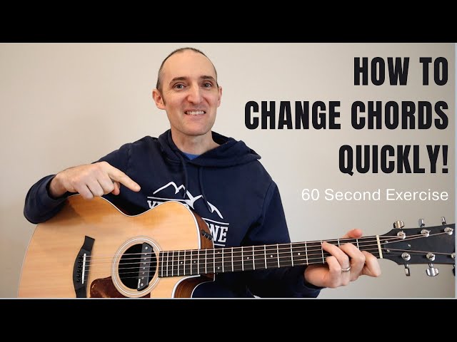 How to Change Chords FAST!  Speed Up Your Chord Changes
