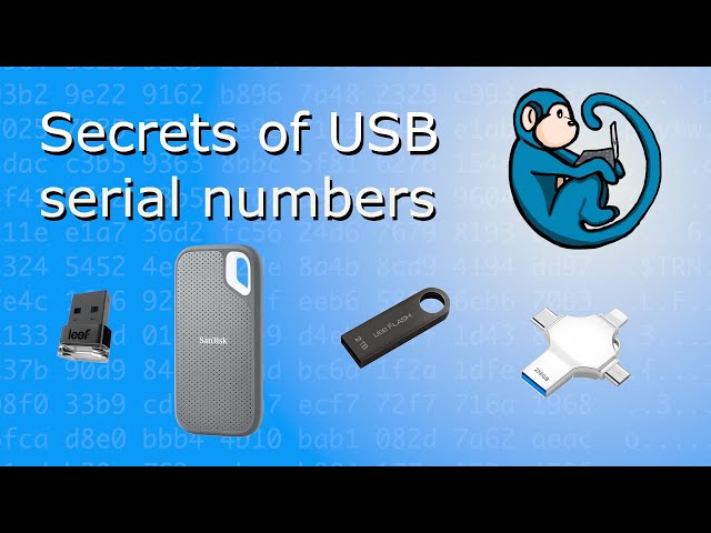 Secrets of USB serial numbers - what you can find with Windows and Linux tools