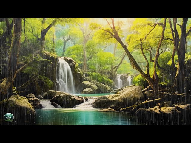 Go to Sleep with Relaxing Piano Music & Birds Singing 🌿 Relaxing Rain Sounds for Insomnia Symptoms