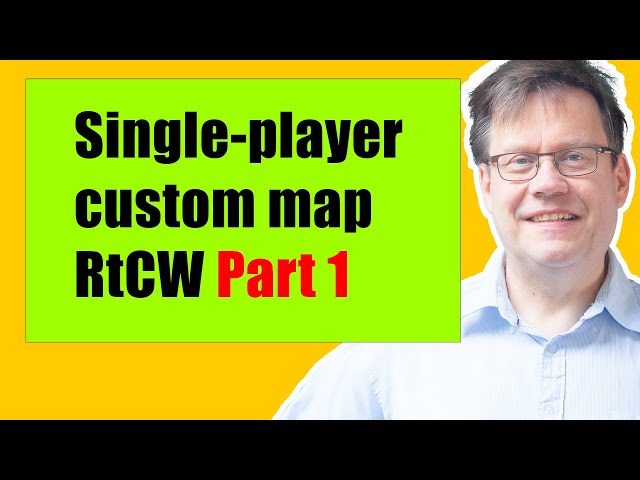 How to make a single-player map for Return to Castle Wolfenstein Part 1