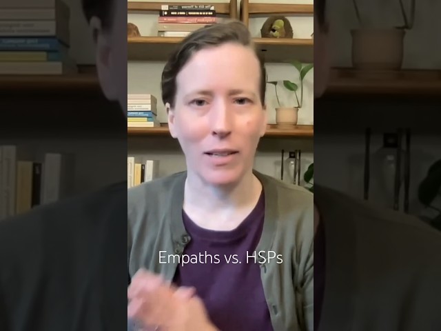 Empaths vs. HSPs #shorts #highlysensitiveperson #hsp #empath