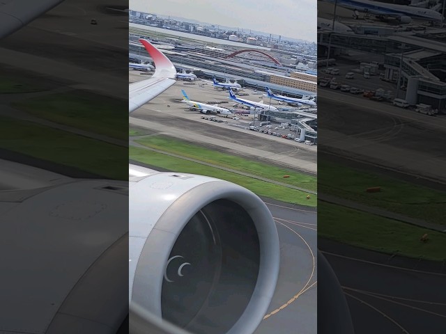 POWERFUL Japan Airlines A350 Takeoff from Tokyo #shorts #japanairlines