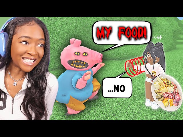 STEALING from Roblox Hungry Pig... is actually pretty FUNNY!