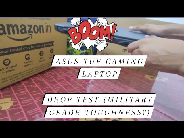 Asus Tuf Gaming Laptop Durability Test|| Drop Test, Will it Survive😳🥺💣💣