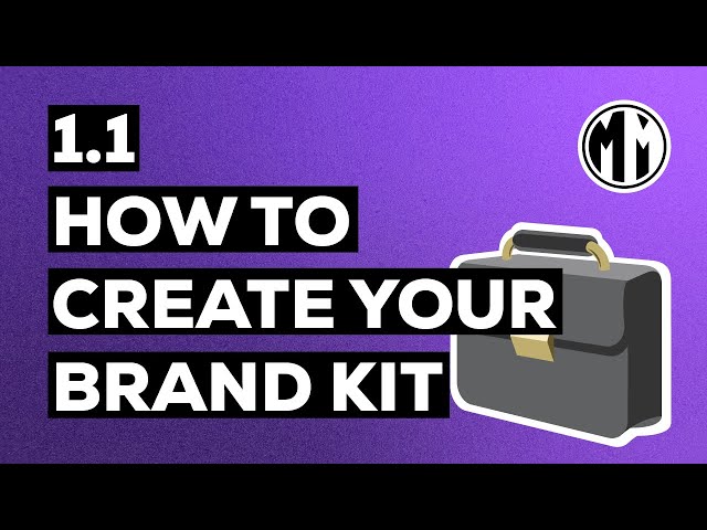 How To Create Your Brand Kit | Module 1 - Artist Identity™ [Video 1/3]