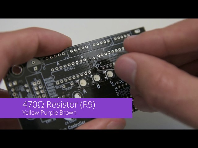 How to assemble the split-flap controller PCB