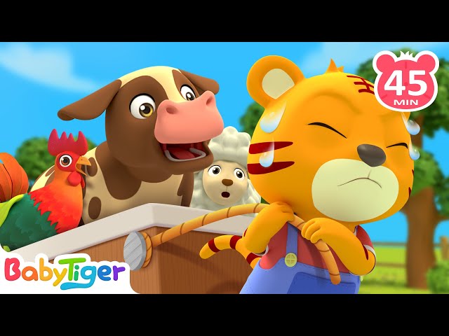 The Animals On The Farm + More Animal Songs & Nursery Rhymes | Animals For Kids - BabyTiger