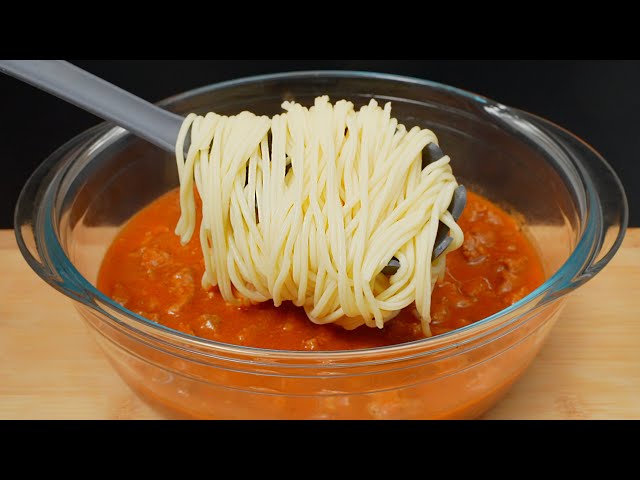 A unique spaghetti recipe! An essential dish for the whole family!