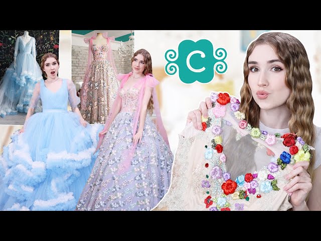 TRYING ON CHOTRONETTE PROM DRESSES!!