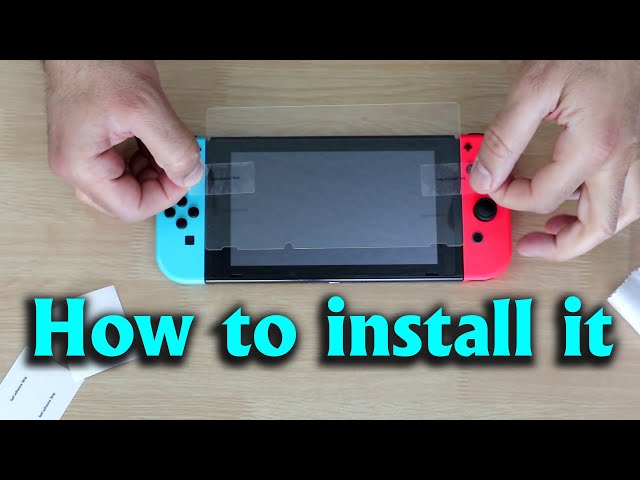 How to Install Switch Screen Protector - Syncwire