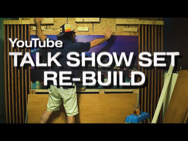 Re-Building My YouTube Talk-Show Set {It's Never Too Late}