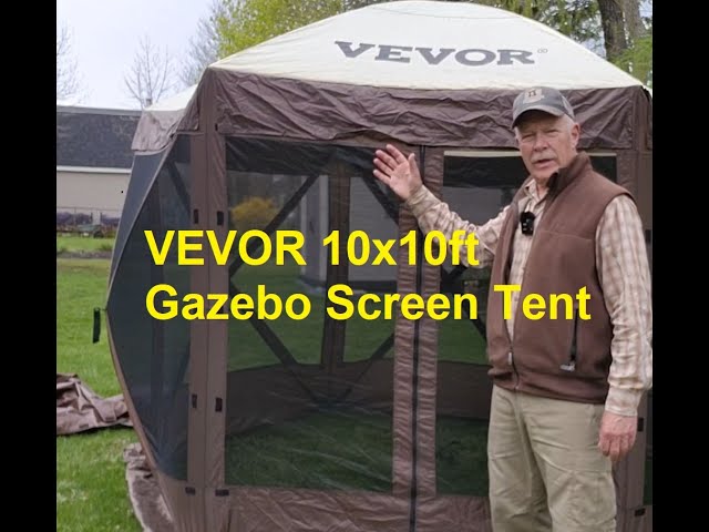 VEVOR 10'x10' Gazebo Screen Tent
