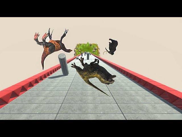 The Highest Point On The Map: Stop Falling Or You Won't Survive - Animal Revolt Battle Simulator