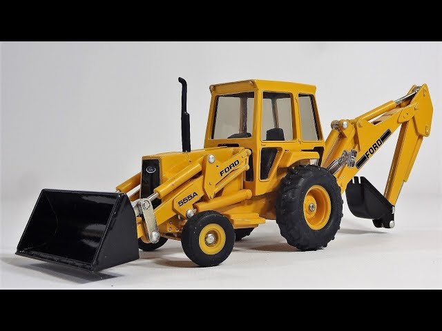 Ford 555A Backhoe 1/32 Scale Diecast Model TLB by Ertl