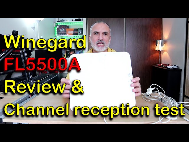 Winegard FL5500A Indoor Amplified Antenna Channel Reception Test & Review