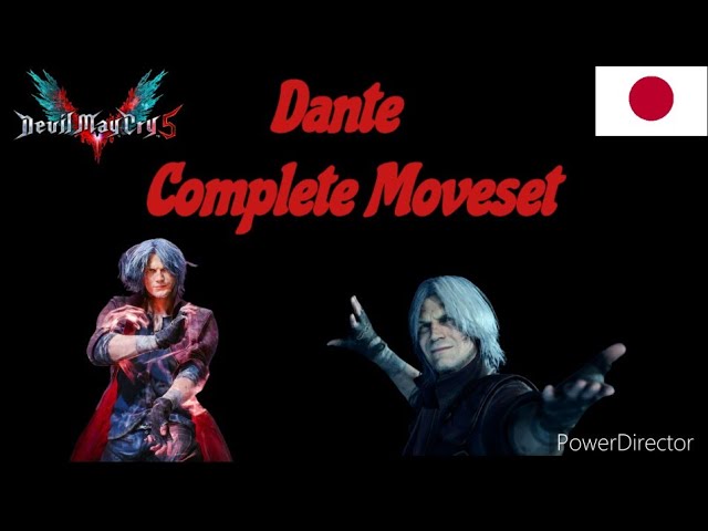 Devil May Cry 5: Dante Moveset  (Japanese Voice)