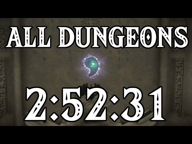 Tears of the Kingdom All Dungeons Speedrun in 2:52:31