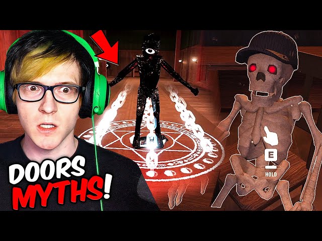 Roblox Doors Myths - Bob Jumpscare and Can we use the crucifix to get behind Seek?