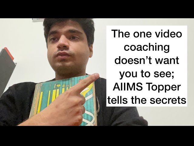 Coaching doesn’t want you to see this! Watch till end -secret of AIIMS toppers. #neetug #aiimsdelhi