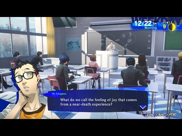 The feeling of joy that comes from a near death experience (22 Dec Question) | Persona 3 Reload