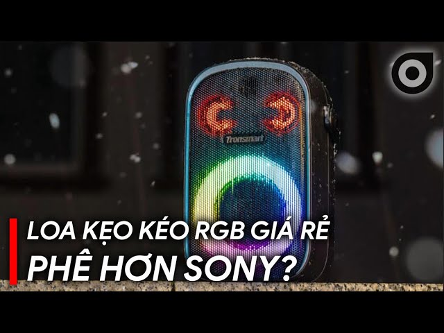 Đánh giá Tronsmart Halo - Loa kẹo kéo RGB phê hơn Sony?