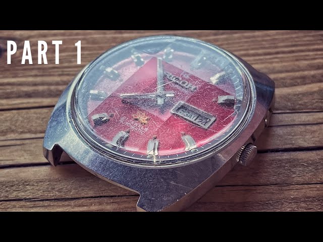 Ricoh Watch Restoration - Nog nooit zo'n uurwerk gezien! - Deel 1 Demontage