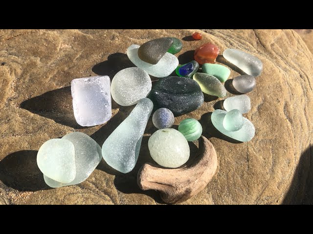 Lynemouth Sea Glass Marble Hunt…SUCCESS!
