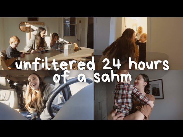 24 Hours With a Pregnant Mom of Toddlers | Unedited Vlog