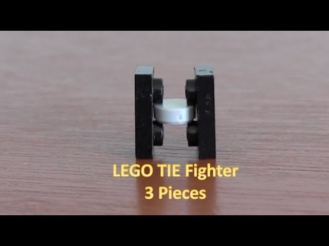 How To Build A LEGO Star Wars Mini TIE Fighter 3 Pieces