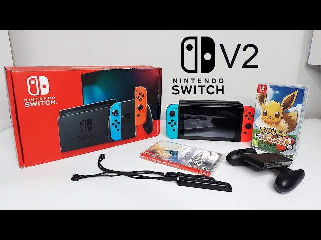 NINTENDO SWITCH V2 UNBOXING ! WHY YOU NEED AN NINTENDO SWITCH IN 2022 !