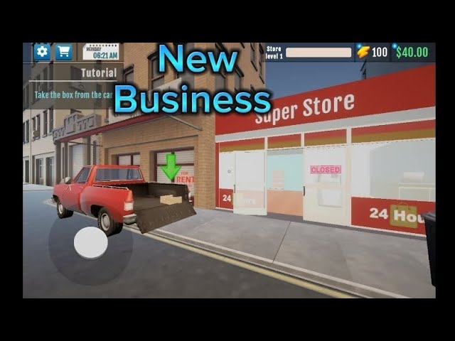 I got start Business ## I play supermarket simulator part 1