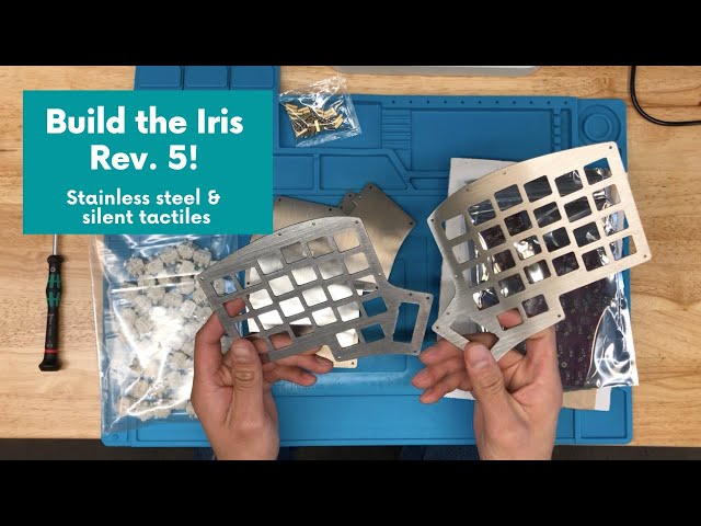 Iris Rev. 5 Split Keyboard Build