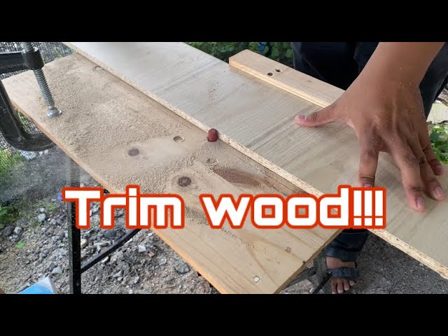 Cara aku trim wood