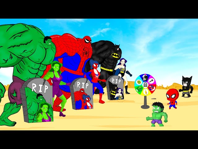 Rescue All HULK Family & SPIDERMAN, BATMAN : Who Is The King Of Super Heroes ?