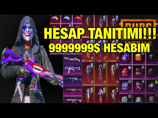 9999999$ HESAP TANITIMI!!! | PUBG MOBİLE