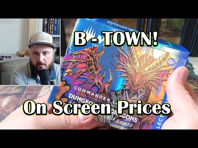 Baldur's Gate Collector Box Opening - MTG Box Opening B-TOWN IS BACK