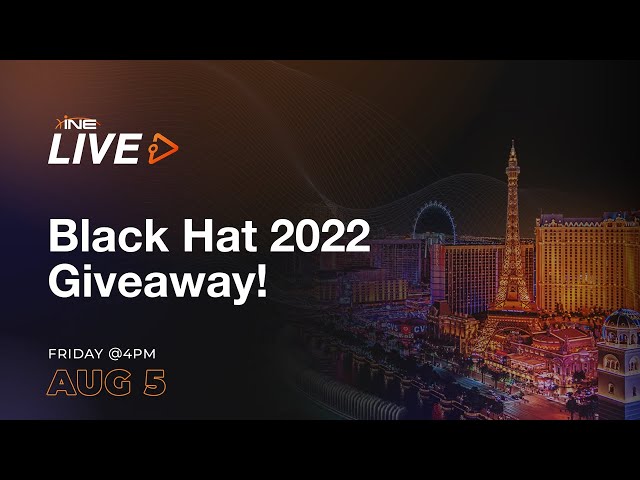 Black Hat Vegas GIVEAWAY!