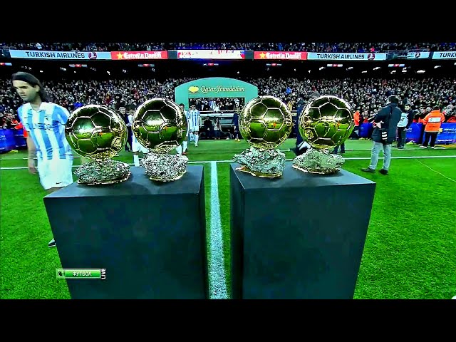 ALL 8 ballon d'Or Presentations of Lionel Messi