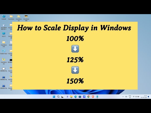 Windows 11: How to Adjust Scale & Font Size | Windows Display Scaling!!