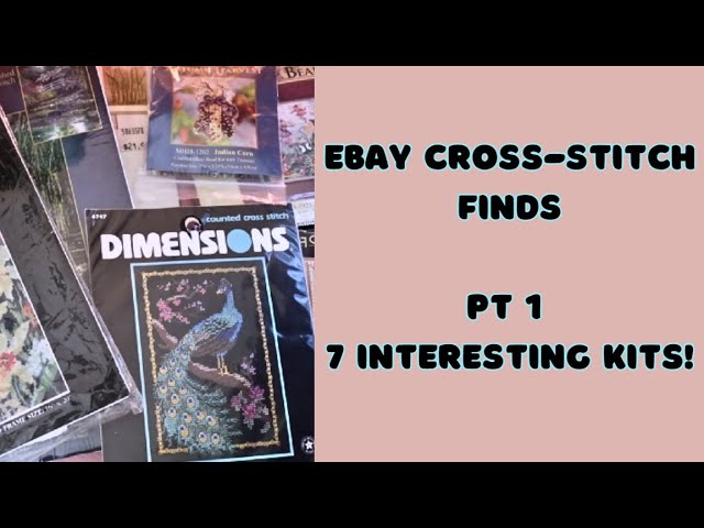 Ebay Counted Cross Stitch Haul, Pt 1 - NimCrafts