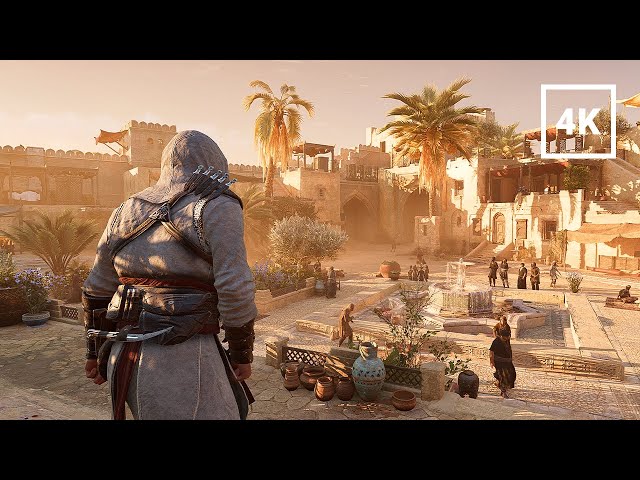 Walking in the Stunning City 9th-Century Baghdad  - Assassin's Creed Mirage (4K)