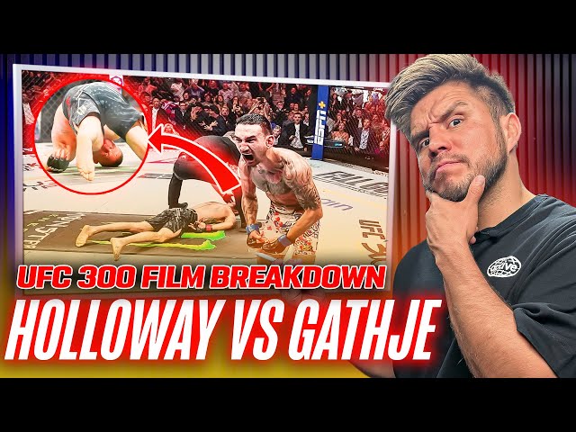 LAST SECOND KO!!! - Holloway vs Gaethje Film ReWATCH and Breakdown of the INSANITY at UFC 300!!!