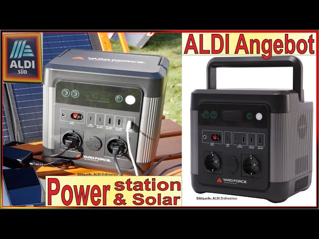 ALDI Angebot 2024 - Powerstation 1200W & Solar 200W Set - max. 2400W & 975Wh - ALDI Online Angebot