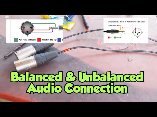Comparison Balanced Or Unbalanced Audio Connector