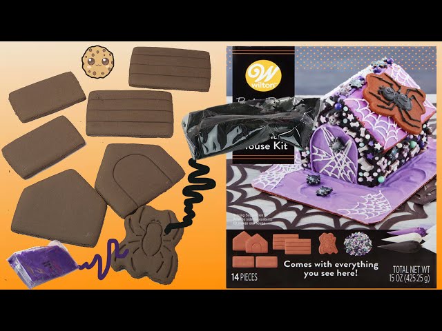 Building A Halloween Candy Gingerbread House